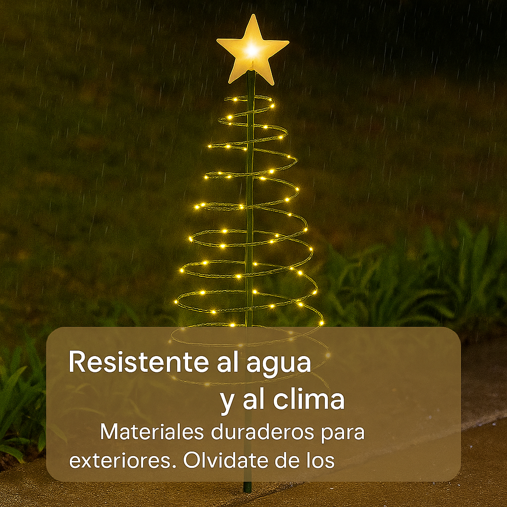 Ilumina tu hogar con la magia de la Navidad - ARBOL NAVIDAD ESPIRAL
