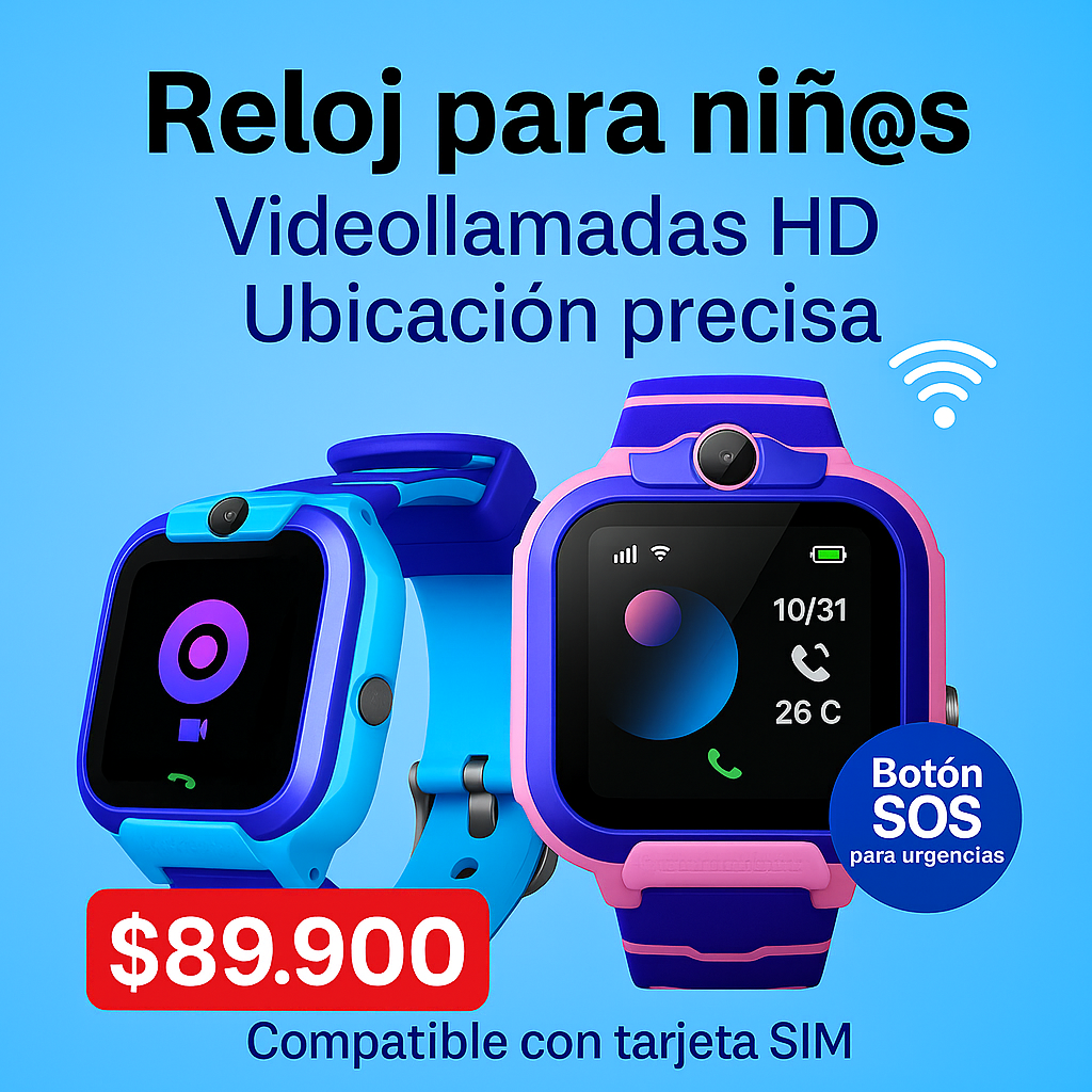 RELOJ INTELIGENTE PARA NIÑOS®.