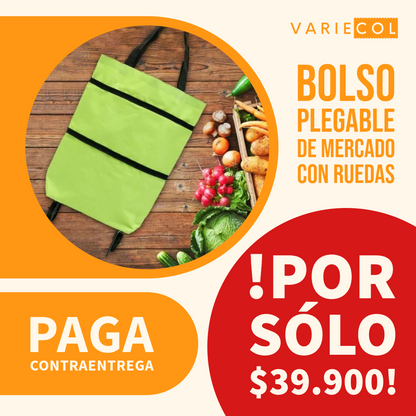 BOLSO PARA MERCADO CON RUEDAS