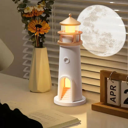 Lámpara Faro Proyector Lunar LED con Control Remoto.